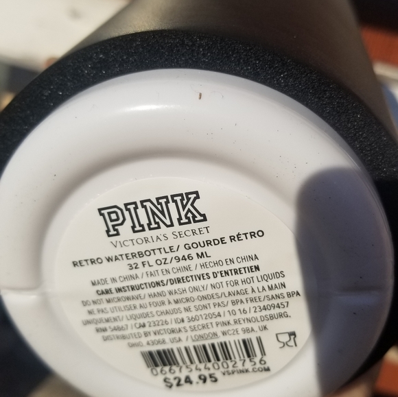 PINK water bottle with cozy - Picture 3 of 3